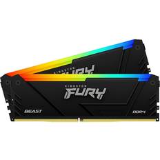 32 GB - 3200 MHz - DDR4 RAM Kingston FURY Beast RGB DDR4 3200MHz 2x16GB (KF432C16BB2AK2/32)