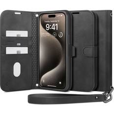 Spigen Covers med kortholder Spigen Wallet S Pro iPhone 15 Pro Blå