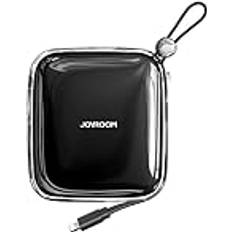 Joyroom Hvid Mobiltilbehør Joyroom Powerbank JR-L005 Jelly 10000mAh, Lightning Black