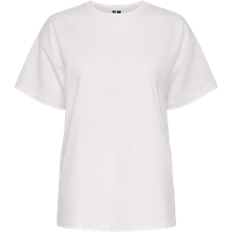 44 - Dame - XL T-shirts Pieces Skylar Oversized T-shirt - Bright White