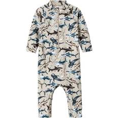 UV-tøj Børnetøj Name It Baby UV Protection Swimsuit - Pure Cashmere