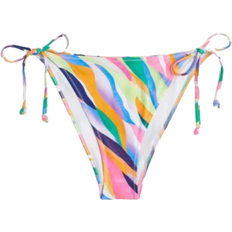 26 - Dame - Elastan/Lycra/Spandex Bikinier H&M Tietanga Bikini Briefs - Pink/Patterned