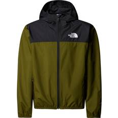 The North Face Børnetøj The North Face Junior Never Stop Hooded Windwall - Forest Olive (NF0A86TQ-PIB1)