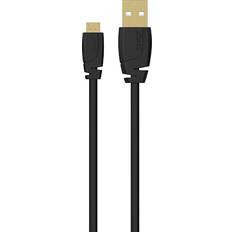 Sinox Hvid Mobiltilbehør Sinox Micro-USB kabel 2 meter sort På lager i butik