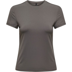 Polyamid - XL T-shirts Only EA Short Sleeves O-Neck Top - Grey/Thunderstorm