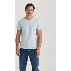 Morris Herre T-shirts & Toppe Morris James Crew Neck T-Shirt Light Blue
