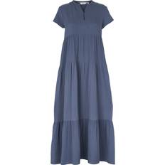 Basic Apparel Dame Tøj Basic Apparel Ember Layered Dress GOTS, Vintage Indigo