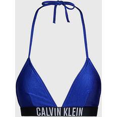 Nylon - S Bikinitoppe Calvin Klein Triangle Bikini Top Intense Power Blue