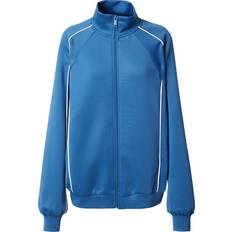 Topshop Sporty jakke med gennemgående lynlås mellemblå picot Del af sæt