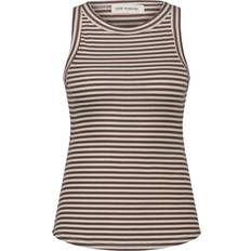 Sofie Schnoor S T-shirts & Toppe Sofie Schnoor Snos434 Toppe & T-Shirts Snos434 Tan/Brown Striped XLARGE