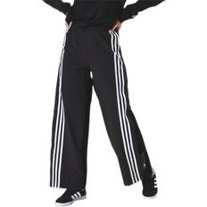 Adidas Dame - Træningstøj Bukser adidas Snap Pant Aeroknit Black, Female, Tøj, Bukser, Træning, Sort