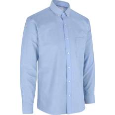 Herre - Polyester - Skjortekrave Skjorter Seven Seas Modern Fit Oxford Shirt - Light Blue