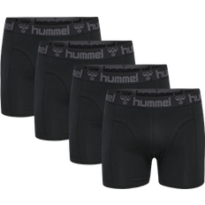 Hummel Bomuld - Sort Underbukser Hummel Marston Boxer 4-pack - Black