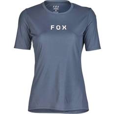 Fox Dame Overdele Fox Women's Ranger Wordmark Jersey - Graphite Grey