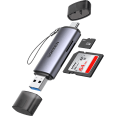 MicroSD Hukommelseskortlæser Ugreen 2 in 1 USB C OTG Card Reader (50706)