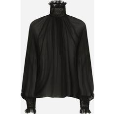 Dolce & Gabbana Chiffon Tøj Dolce & Gabbana Chiffon blouse black