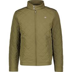 Gant 26 - Slim Tøj Gant Quilted Windcheater Jacket - Juniper Green