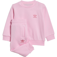 Adidas 86 Børnetøj adidas Infant Adicolor Crew Set - True Pink (IR6808)