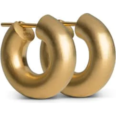 Guldbelagt Øreringe Jane Kønig Chunky Small Earring - Gold