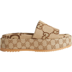 Gucci Sandaler Gucci Platform - Camel/Ebony Maxi