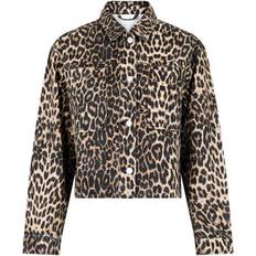 Brun - Lange ærmer Tøj Neo Noir Emilia Jacket - Leopard