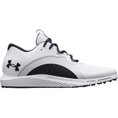 47 ½ - 7 - Herre Golfsko Under Armour Charged Draw 2 Spikeless M - White/Black