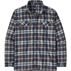 Patagonia XS Skjorter Patagonia Long Sleeved Organic Cotton Midweight Fjord Flannel Shirt - Fields/New Navy