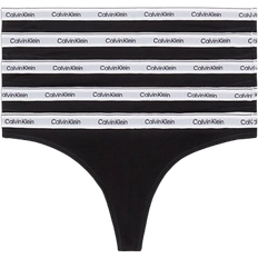 Calvin Klein Sort Trusser Calvin Klein Low Rise Thongs 5-pack - Black