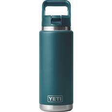 Yeti Friluftsudstyr Yeti Rambler 26 Oz Water Bottle with Color-Matched Straw Cap Agave Teal