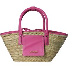 Strandtasker Jacquemus Mini Beach Basket Bag - Dark Pink