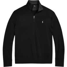 Polo Ralph Lauren Viskose Sweatere Polo Ralph Lauren Luxury Jersey Quarter Zip Pullover - Black