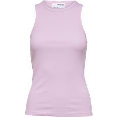 Selected Dame Toppe Selected Fanna Tank Top - Sweet Lilac