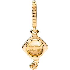 Pandora Guldbelagt Charms & Vedhæng Pandora Graduation Cap Dangle Charm - Gold