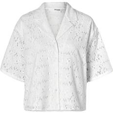 40 T-shirts Stedman Broderie Anglaise Kortærmet Skjorte hvid