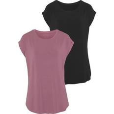 Lascana Overdele Lascana T-shirt Mehrfarbig Regular Fit für Damen