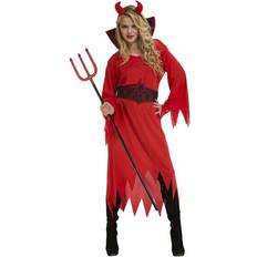 Damer - Djævle & Dæmoner Udklædningstøj My Other Me Kostume til Voksne Djævel Kvinde