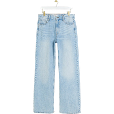 River Island Dame Tøj River Island High Waisted Relaxed Straight Leg Jeans - Blue