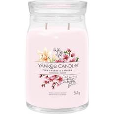 Yankee Candle Pink Brugskunst Yankee Candle Pink Cherry & Vanilla Duftlys 567g