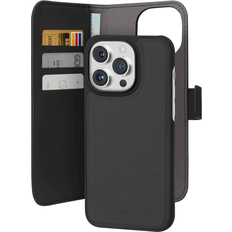 Puro Sort Covers med kortholder Puro Detachbale 2 In 1 Wallet Case for iPhone 15 Pro