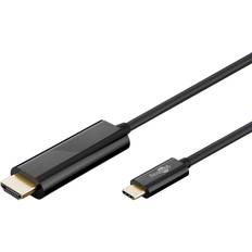 HDMI-kabler - USB C-HDMI Goobay 4K 60Hz USB C - HDMI M-M 1.8m