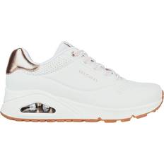 Skechers Dame - Slip-on Sneakers Skechers UNO - Shimmer Away W - White