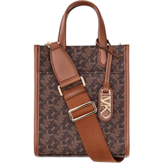 Dame - Kreditkortholdere Skuldertasker Michael Kors Gigi Extra Small Empire Signature Logo Crossbody Bag - Brown/Luggage