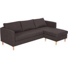 Sofaer Chaiselong Anthracite Sofa 219cm 3 personers