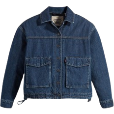 Levi's Dame - XL Tøj Levi's Wellthread Bellos Trucker Jacket - My Garden Blues/Blue