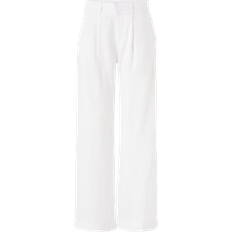 Bukser Gina Tricot Linen Trousers - White