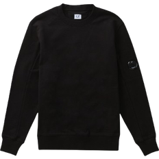 54 - S - Sort Overdele C.P. Company Diagonal Raised Fleece Sweatshirt - Black