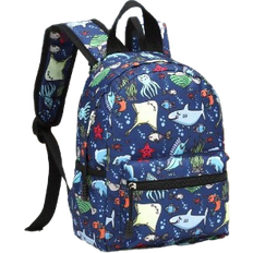 Shein Rygsække Shein 1pc Cartoon Tropic Fish Polyester Zipper Closure Fashionable Kids' Backpack For Boys/Girls, Suitable For Daily Outdoor Activities And School Use