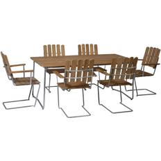 Grythyttan B31 & A2 Havemøbelsæt, 1 borde inkl. 6 stole