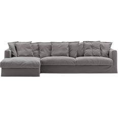 Bomuld Sofaer Decotique Le Grand Air Upholstery Grey Sofa 319cm 3 personers