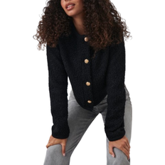 Gina Tricot Sweatere Gina Tricot Soft Jacket - Black